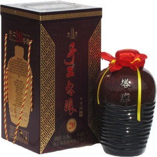绍兴的黄酒 塔牌二十年 20年 纯酿酒 坛装礼盒 5L 手工冬酿花雕酒