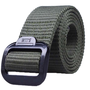 511黑鹰战术户外美式S帆布皮带 特种兵工装武装军训作训内腰带