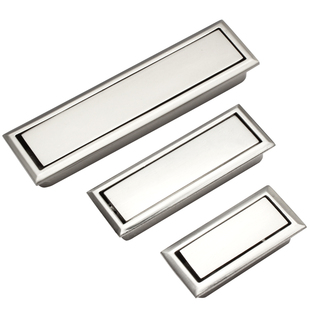 现代简约抽屉柜门暗拉手隐藏式衣橱柜平装暗抽手嵌入式开槽小把手