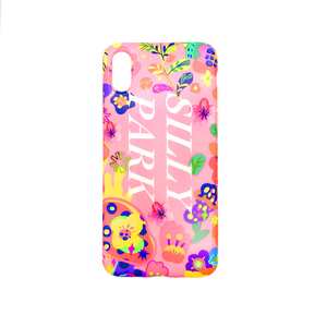 SillyPark原创设计适用于iPhone手机壳IMD细磨砂全包软壳粉色系