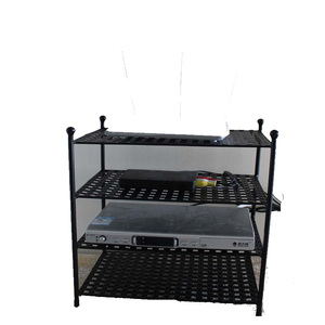 铁艺多层无线路由器散热架排插座桌面收纳置物架网络电视机顶盒架