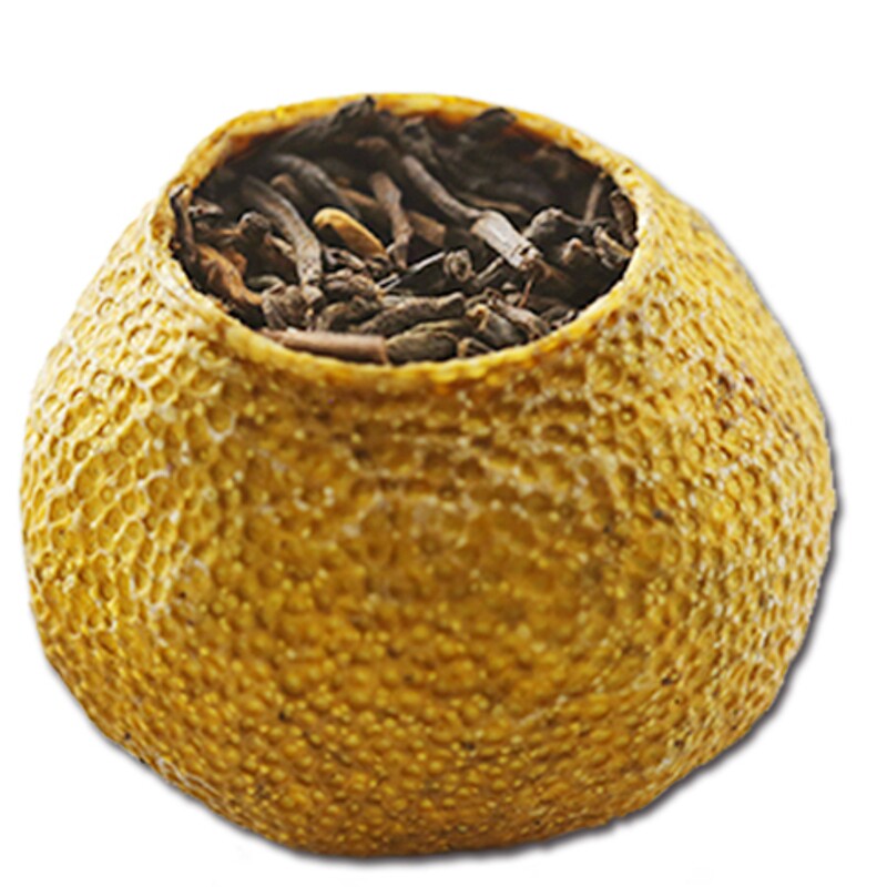 永尝牌 新会小青柑八年陈皮普洱茶小青甘小柑橘桔柑普茶250g25个