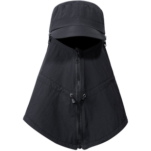 帽子男冬天骑车帽冬季男士保暖户外骑行钓鱼帽电动车帽子一体女冬