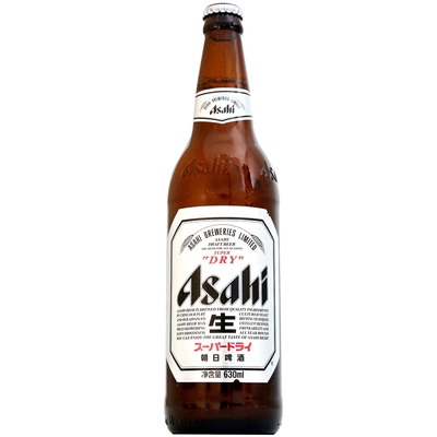 朝日超爽生啤酒630ml*12瓶箱