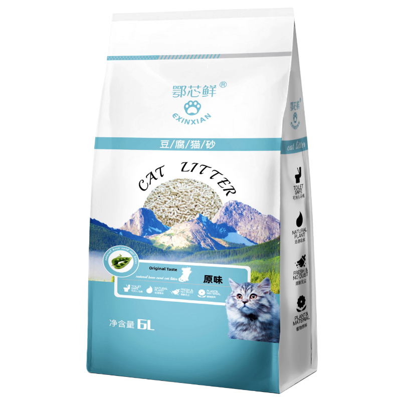 豆腐貓砂6L*6包除臭無塵26省包郵10公斤20十斤貓沙豆腐砂貓咪用品