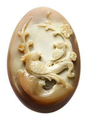 天然阿拉善玛瑙精雕挂件饰品吊坠