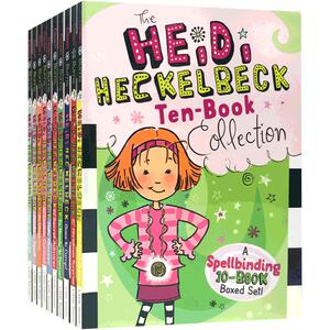 The Heidi Heckelbeck 10册全套 小女巫海蒂 儿童英语章节书 插图桥梁书 儿童校园故事 英文原版图书 幽默逗趣  1-4-10