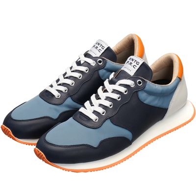 BLESSSHOE跑鞋真皮拼色厚底