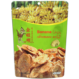 泰国进口特产果干休闲零食香蕉干金啦哩香脆芭蕉片100g袋装不上火