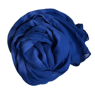 茶卡盐湖披肩酒红色围巾女棉麻春秋长款韩版纯色百搭旅游防晒纱巾