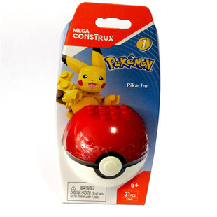 美高积木小颗粒玩具宝可梦明星精灵球多款喵喵皮卡丘