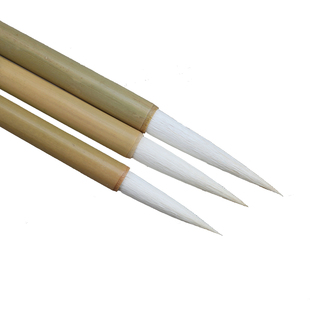 包邮善琏湖笔玉兰蕊长峰羊毫毛笔套装大中小三支行草篆隶勾线国画