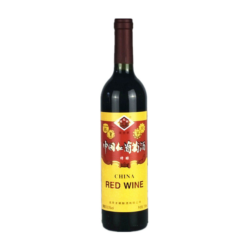 龙徽夜光杯特酿中国红葡萄酒低糖醇和型红酒13.5度750mlx6瓶整箱