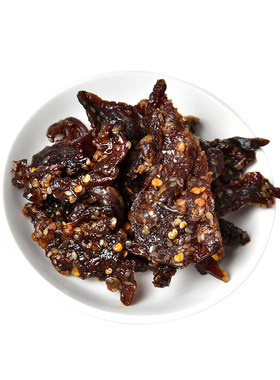 柳州柳城特产许师傅香辣牛腊巴50g*2袋 散装手撕牛肉干小零食