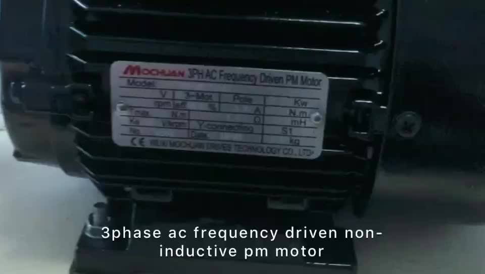 1500rpm Ac 380v 400v 4kw 3phase Permanent Synchronous High Speed