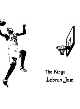 篮球馆墙面装饰挂布nba明星壁画乔丹科比詹姆斯库里哈登海报贴纸