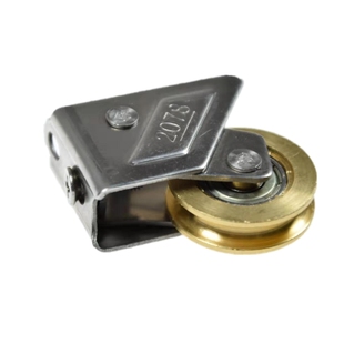 新款2008型铝合金门窗滑轮推拉窗滚轮窗户铜轮子门窗下轨道滑轮