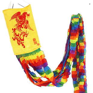 空竹凤彩带空竹专用三米五米飘带伸缩杆舞凤呼啦圈空竹龙凤3米5米