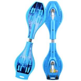 儿童两轮滑板初学者6岁男孩女生成人活力板摇摆双2二轮游龙滑板车