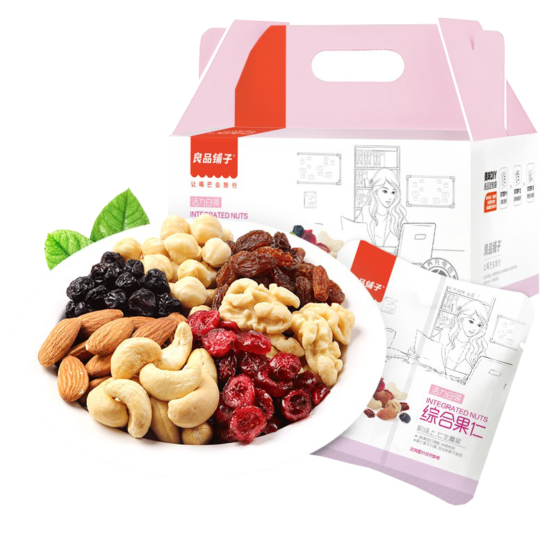 良品铺子每日30包整箱750g大礼包