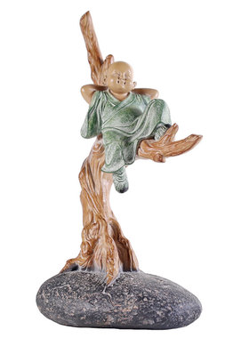 禅意风摆件心想事成礼品小沙弥