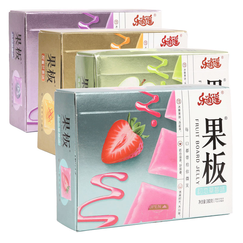 乐逍遥380g盒装健康解馋零脂果冻
