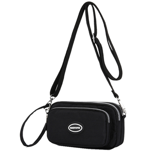 夏日防水迷你小布包2025韩版新款手机包帆布包女小包包牛津布女包