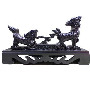 麒麟古风祥龙剑托镇宅之宝日本刀剑武士刀汉剑唐剑剑宝剑架子剑托