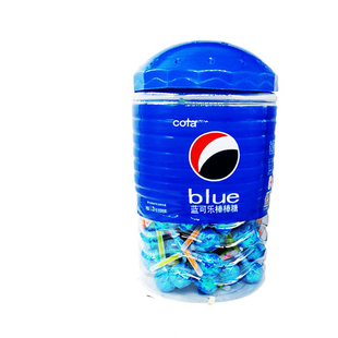 WanHeDa万和蓝色可乐荧光棒棒糖发光 KTV演唱会糖果约120支