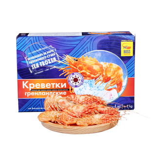 25年新进口格陵兰虾 俄罗斯小虾爬子 火龙虾小龙虾 熟冻带籽即食