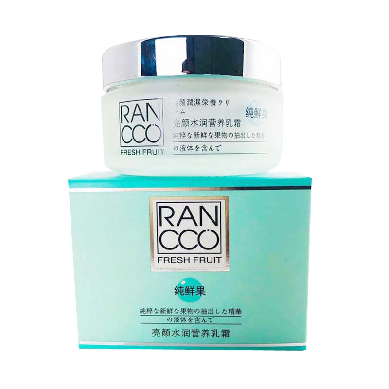 颜蔻纯鲜果亮颜水润营养乳霜抗皱