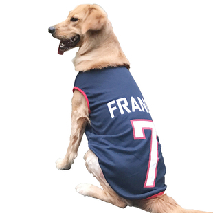 狗狗衣服薄款夏季背心萨摩耶金毛拉布拉多阿拉斯加边牧犬大狗衣服