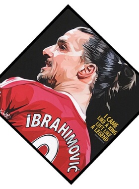Famous Pop足球明星挂画 伊布.拉希莫维奇Zlantan Ibrahimovic