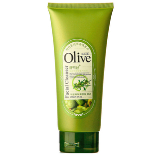 正品韩伊橄榄Olive深层清爽洗面奶200g 保湿补水控油洁面乳清洁