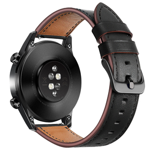 适用华为gt6表带真皮gt5pro表带gt5华为watch5表带watch4pro新款gt4荣耀智能手表gt3男士gt2小米s4牛皮腕运动