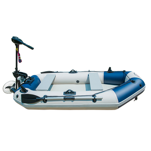 胜杰加厚像皮艇冲锋舟2/3/4人漂流皮划艇钓鱼船 充气船橡皮船渔船