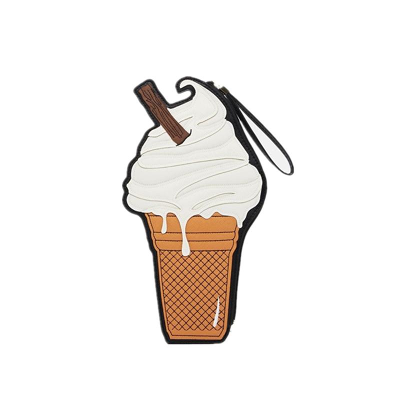 【现货正品/英国New look 】可爱冰淇淋饮料甜筒手拿包小包