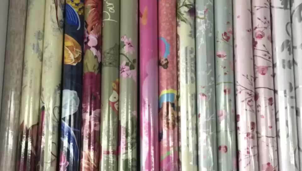 Beautiful Flower Pattern Self Adhesive Removable 3d Vinyl Wall Paper