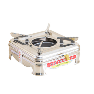 固体酒精炉小火锅家用不锈钢干锅锅子商用炉架酒精锅底座便携套装