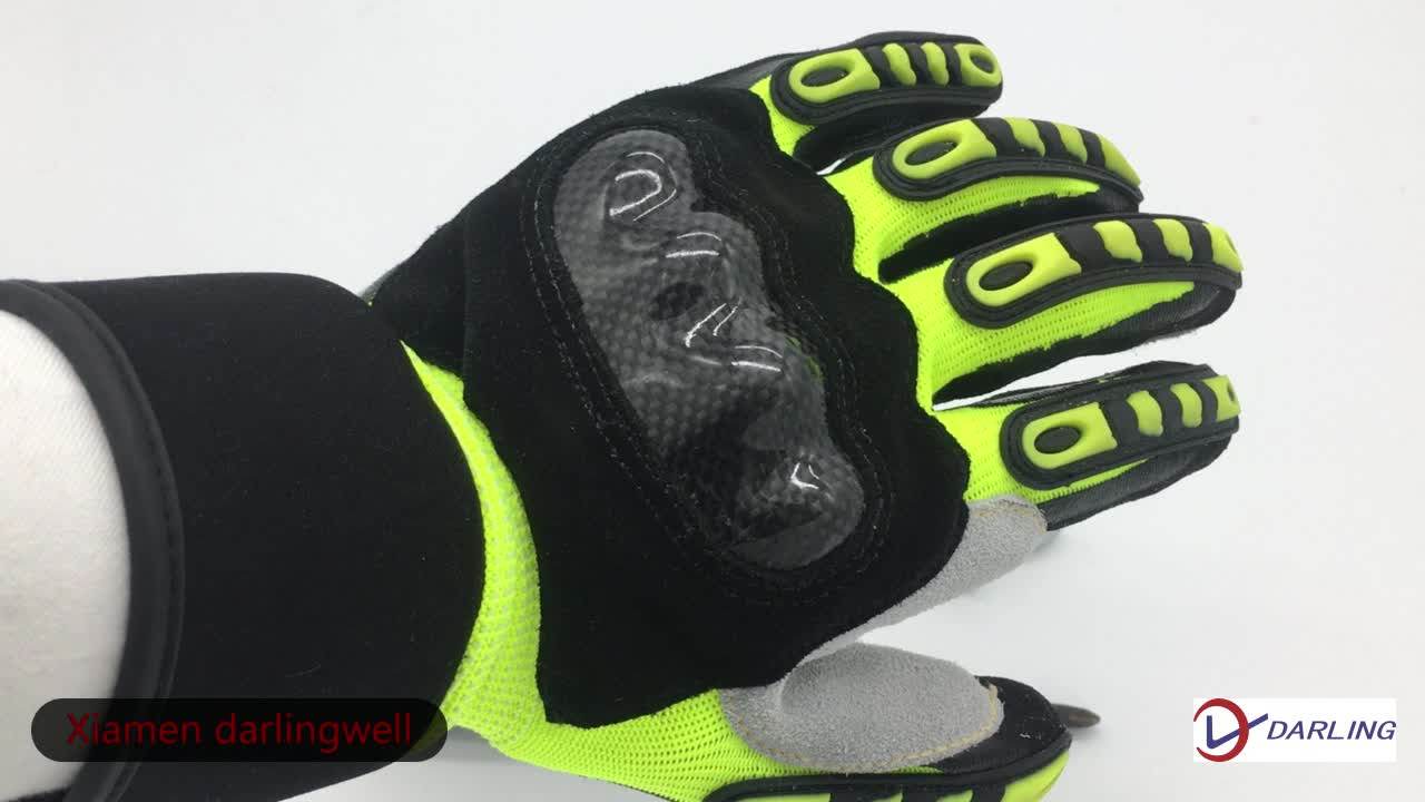 American High Impact Resistant Safety Gloves Auto Mechanic Gloves Heavy
