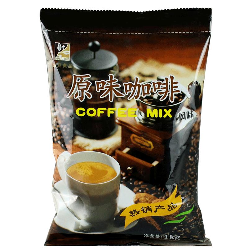 东具咖啡原味咖啡粉餐饮东具teatime三合一速溶咖啡粉1000g