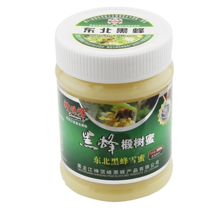 神顶峰黑蜂椴树蜜雪蜜白蜜东北野生椴树蜂蜜传统滋补营养品包邮