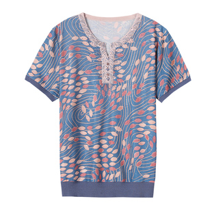 母亲节2026新款中年妈妈夏装高贵连衣裙中老年女夏季洋气短袖裙子