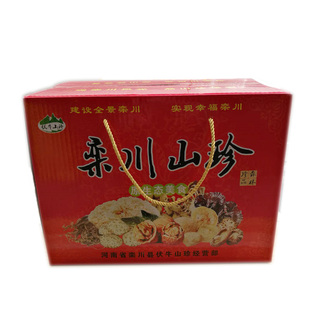 河南特产栾川山珍礼箱香菇木耳拳菜猴头茶树菇银耳黄花菜杏鲍菇