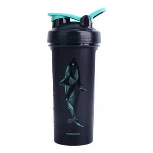 Blender Bottle 蛋白粉运动摇摇杯 健身水杯潮流带刻度搅拌奶昔杯