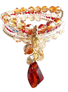 水晶手镯多层饰品情人节礼物水晶