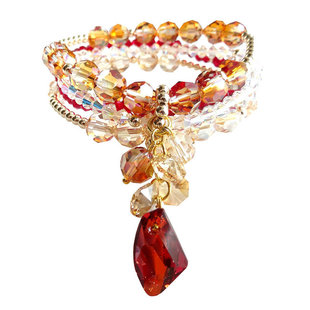 星河阑珊梦奥地利水晶手链手镯手串多层饰品情人节情人节礼物女款