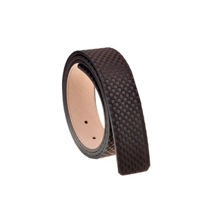 小米格无头牛皮带真皮男无扣光身腰带皮条韩版裤腰带皮带磨砂皮底