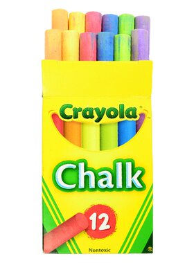 crayola绘儿乐12支涂鸦彩色粉笔