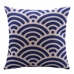 木有年轮新中式风格抱枕靠垫厚实棉麻枕头古典沙发车用腰枕靠枕